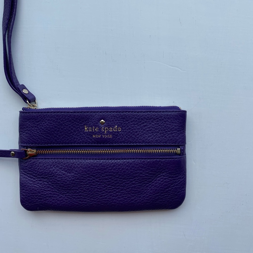 Kate spade purple wristlet